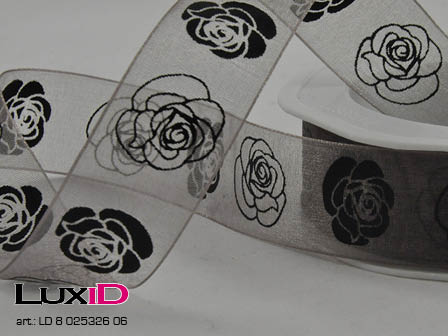 Roses WE 06 taupe 25mm x 25m